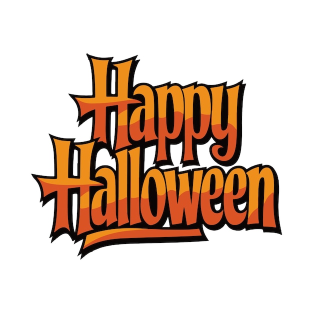 ホワイトの背景でハロウィーンを祝うタイポグラフィーテキスト