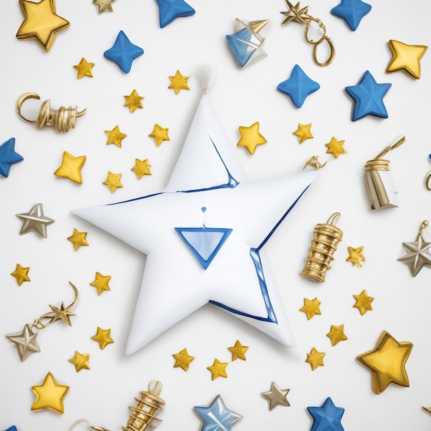 Foto happy hanukkah star david immagini di sfondo collezioni di carte da parati carine ai generate