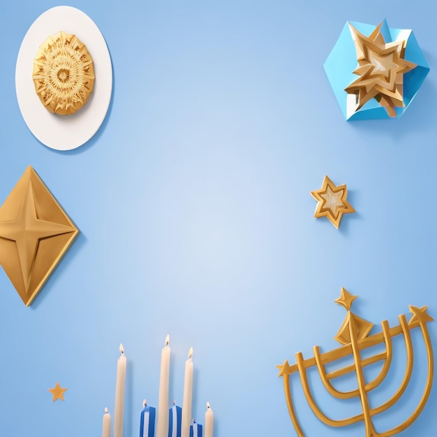 Foto happy hanukkah star david immagini di sfondo collezioni di carte da parati carine ai generate
