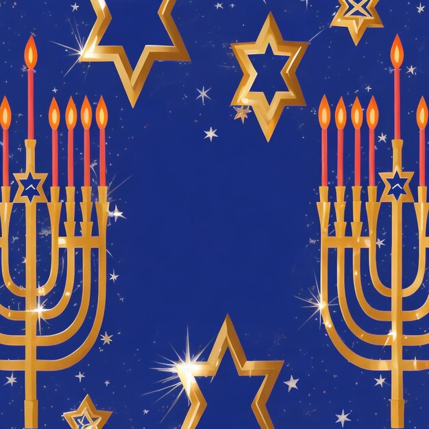 Foto happy hanukkah star david immagini di sfondo collezioni di carte da parati carine ai generate