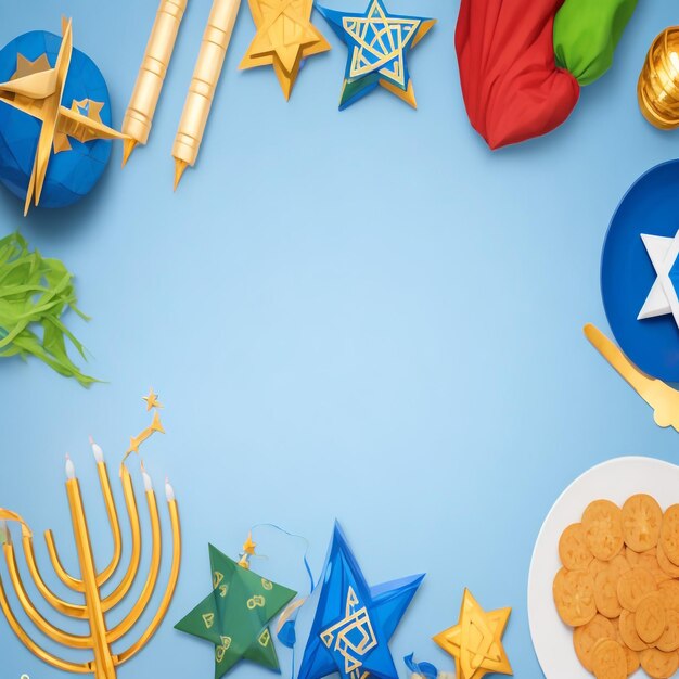 Foto happy hanukkah star david immagini di sfondo collezioni di carte da parati carine ai generate