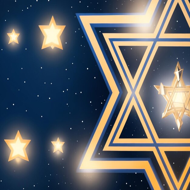 Happy hanukkah star david background images collections cute wallpapers ai generated