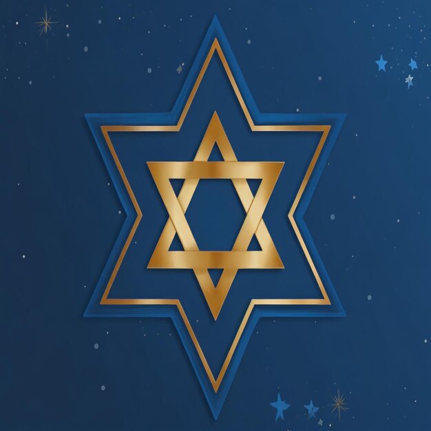 Happy hanukkah star david background images collections cute wallpapers ai generated