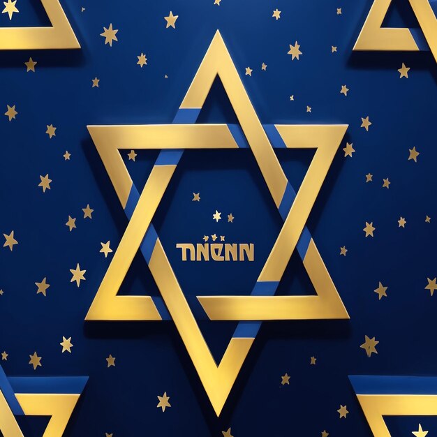 Happy hanukkah star david background images collections cute wallpapers ai generated