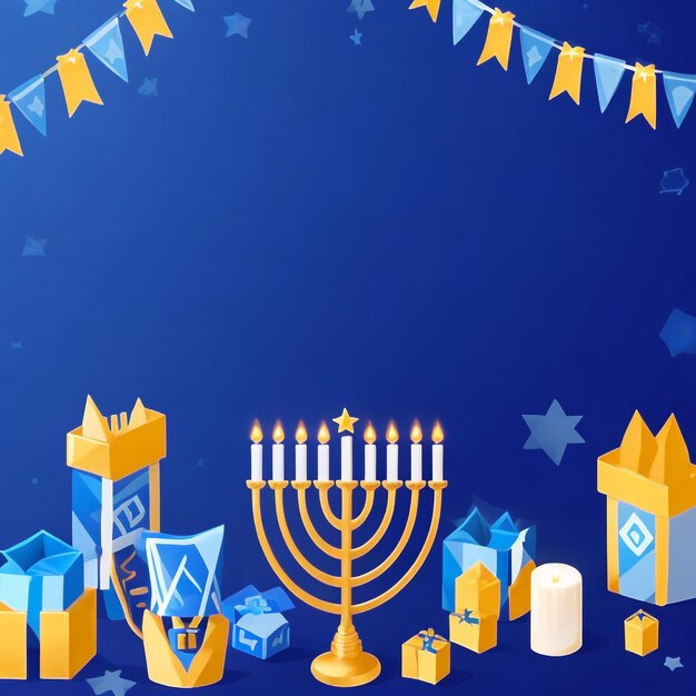 Foto happy hanukkah star david immagini di sfondo collezioni di carte da parati carine ai generate