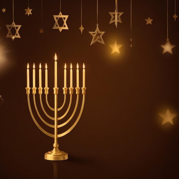 Happy hanukkah star david background images collections cute wallpapers ai generated