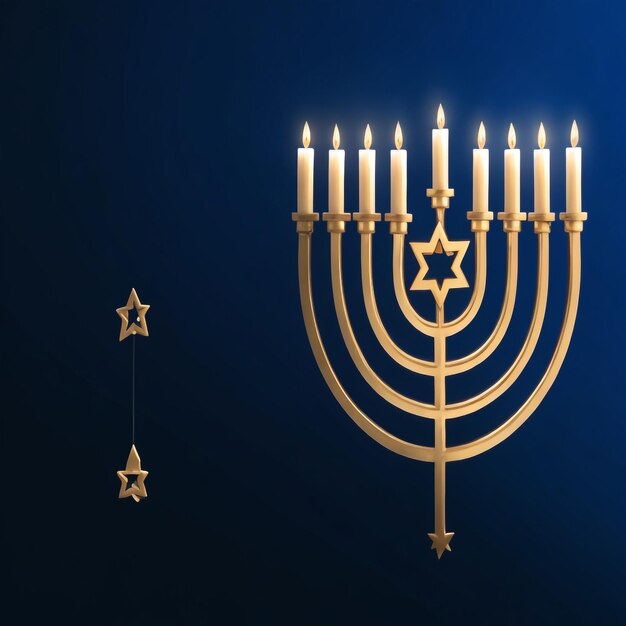 Photo happy hanukkah star david background images collections cute wallpapers ai generated