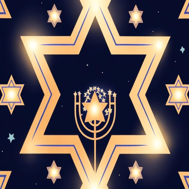 Foto felice hanukkah star david immagini di sfondo collezioni di carte da parati carine ai generate