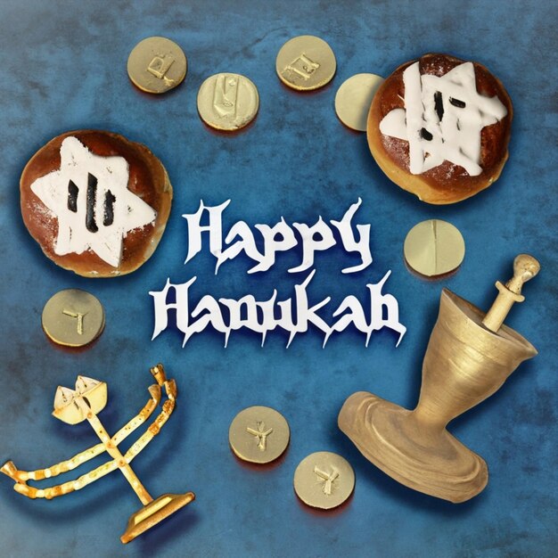 Photo happy hanukkah