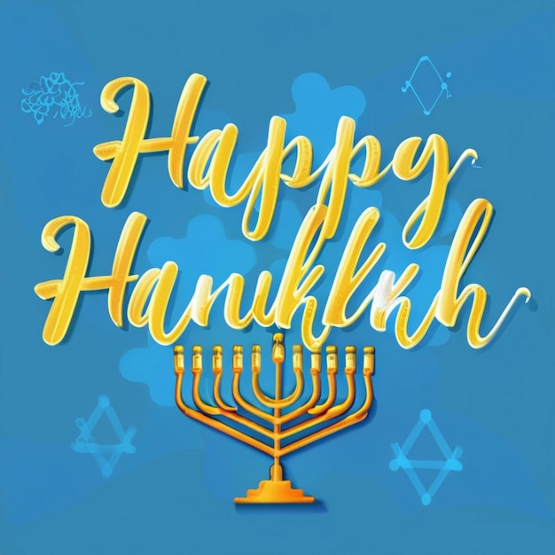 Photo happy hanukkah