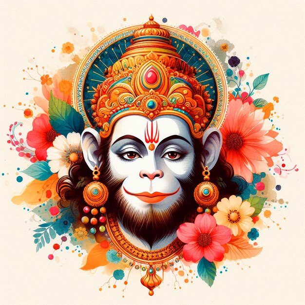 Happy hanuman Jayanti festival Background