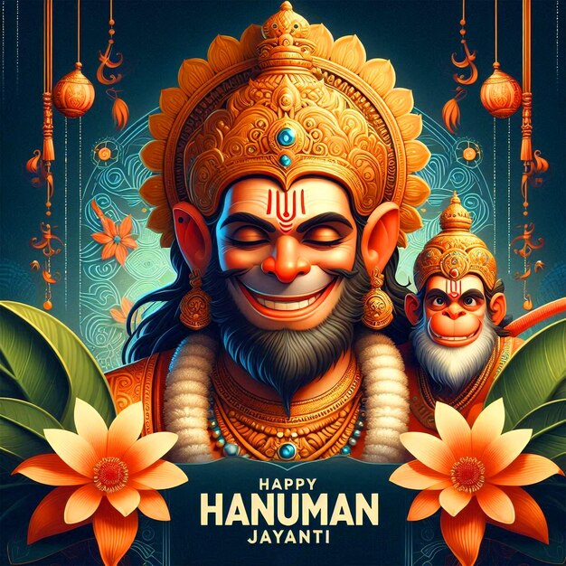 Happy hanuman Jayanti festival Background