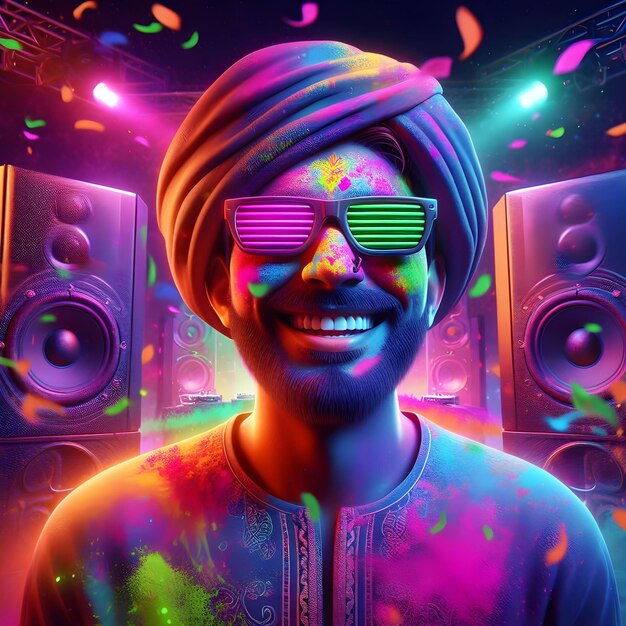 splash holi with dj akhtar