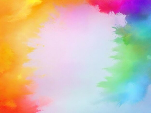 Photo happy holi festival colorful background design best quality hyper realistic image banner template