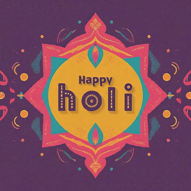 행복한 홀리 축제 축하 카드 디자인 행복한 홀리포스티벌 축하카드 디자인