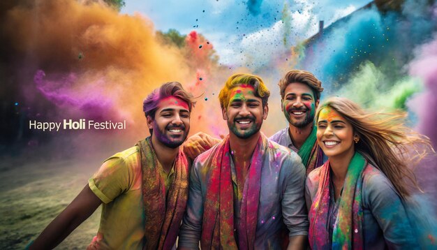 Photo happy holi festival