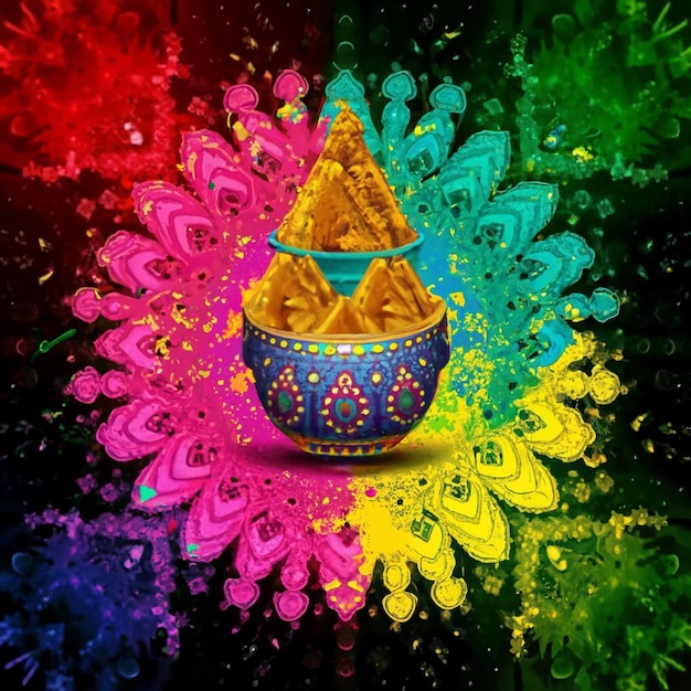 Happy Holi Holi festival background image