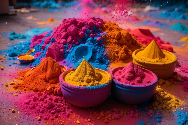 Happy holi india festival of colors