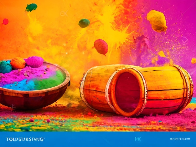 Happy Holi indian festival