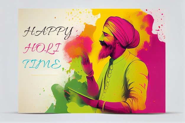 happy holi 이미지