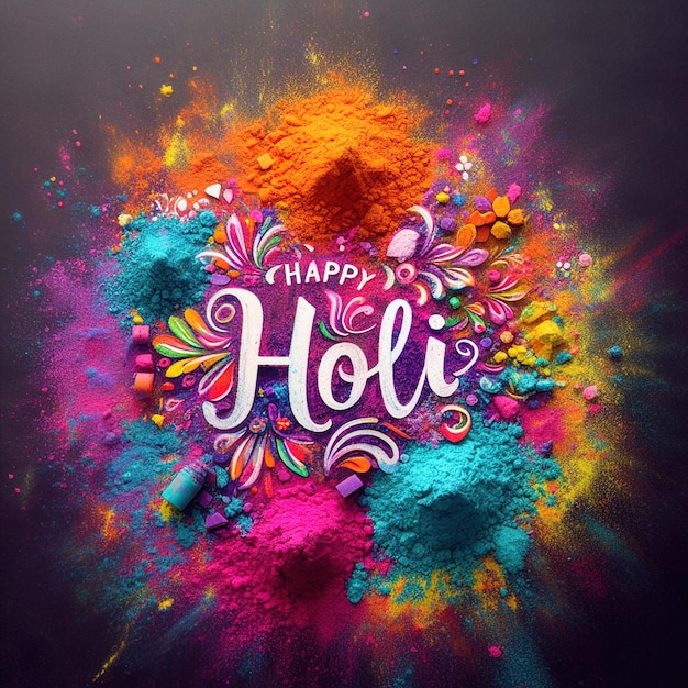 Photo happy holi