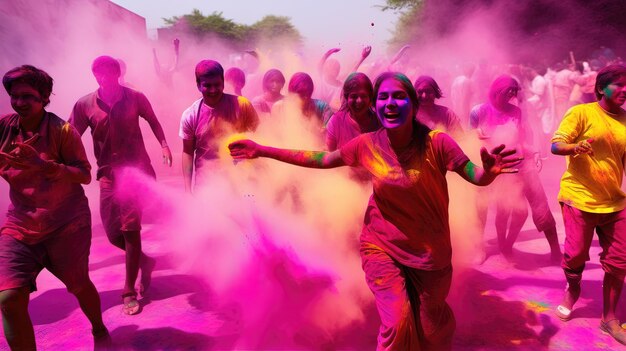 Photo happy holi