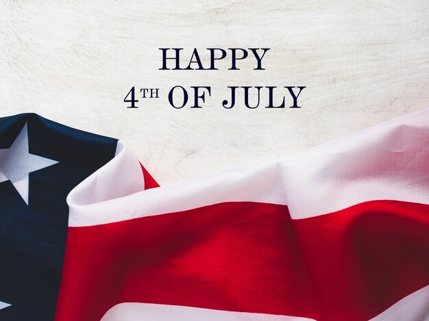 Happy independence day. beautiful greeting card. close-up