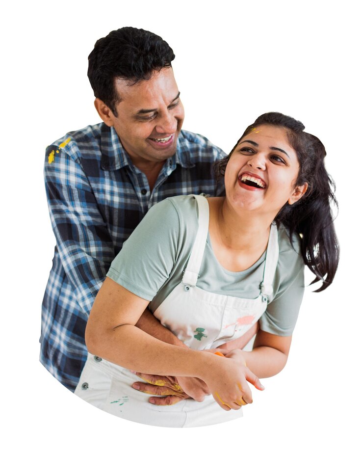 फोटो happy indian couple png transparent background