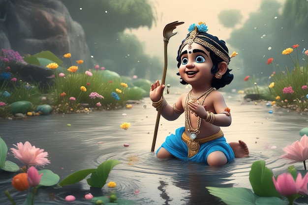 happy indian lord krishna krishna and janmashtami