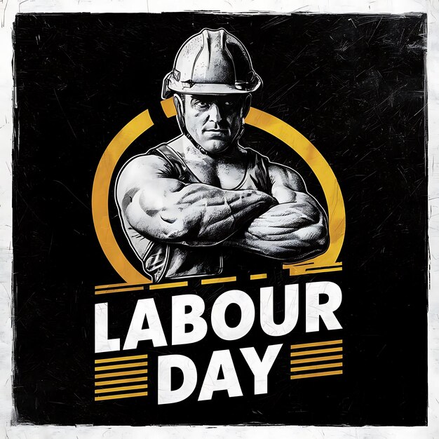 사진 happy international labor day vector illustration design