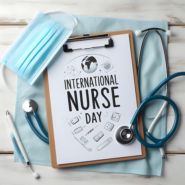 Happy International Nurses Day Illustration