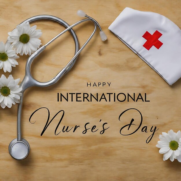 Happy International Nurses Day Illustration