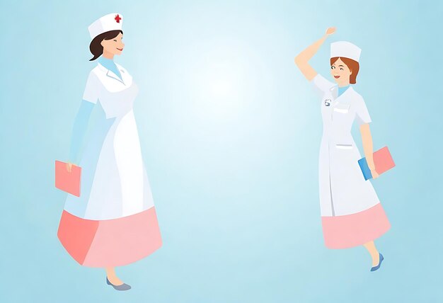 Happy International Nurses Day Illustration