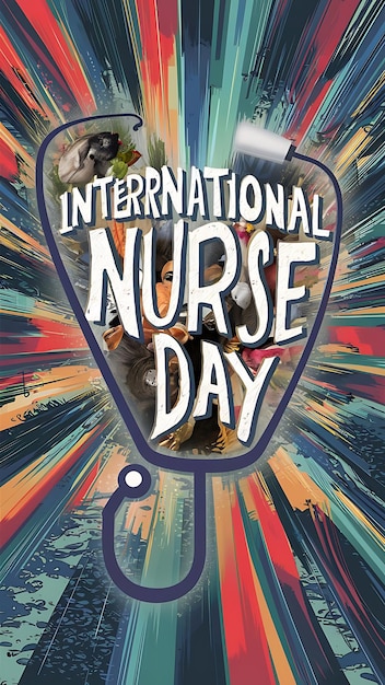 Happy International Nurses Day Illustration