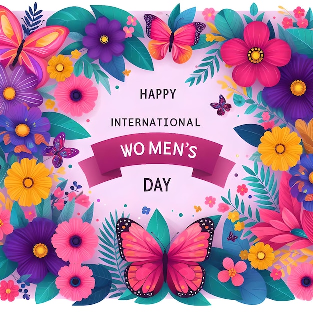 Happy international womens day background