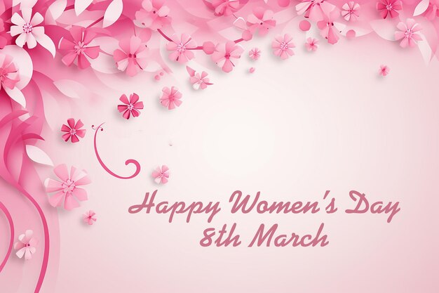 Photo happy international womens day background