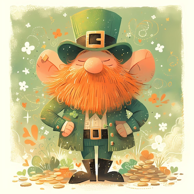 Happy Irish Leprechaun