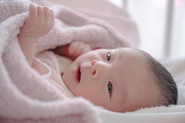 Happy japanese baby