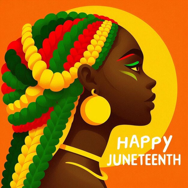 Photo happy juneteenth day