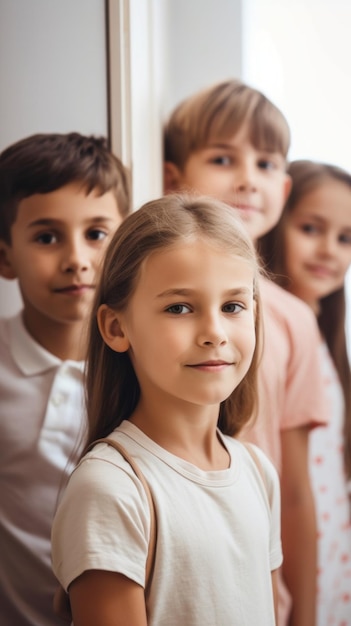 Happy Kids at School