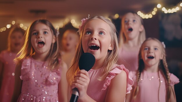 happy kids zangers feest sociaal evenement