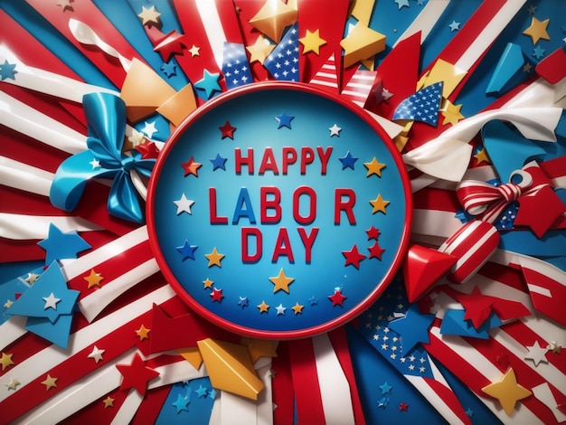 Happy labor day background