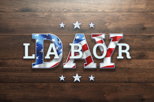 Happy Labor Day banner.