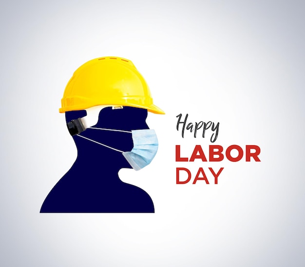 Happy Labor Day concept vectorillustratie 1 mei Internationale dag van de arbeid concept