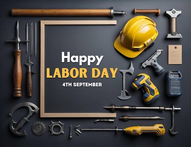 Happy Labor Day Illustration