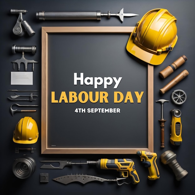 Happy Labor Day Illustration