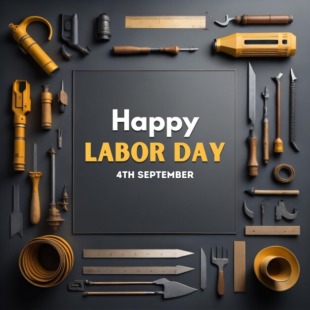 Happy Labor Day Illustration