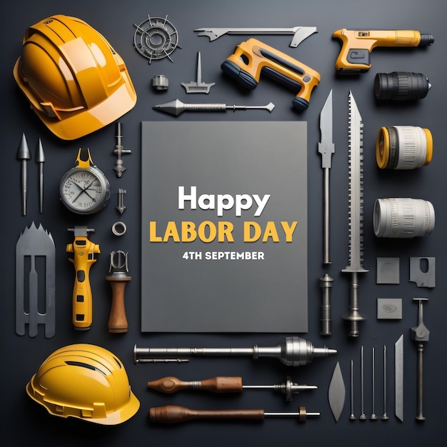 Happy Labor Day Illustration