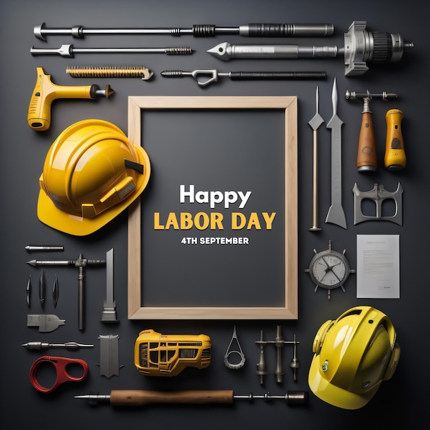 Happy Labor Day Illustration