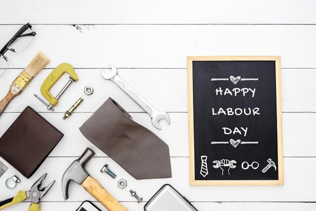 Happy Labour day background concept